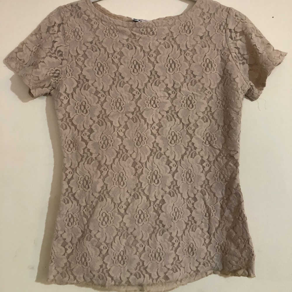 Partial sheer ladies top by Worn Out Lingerie